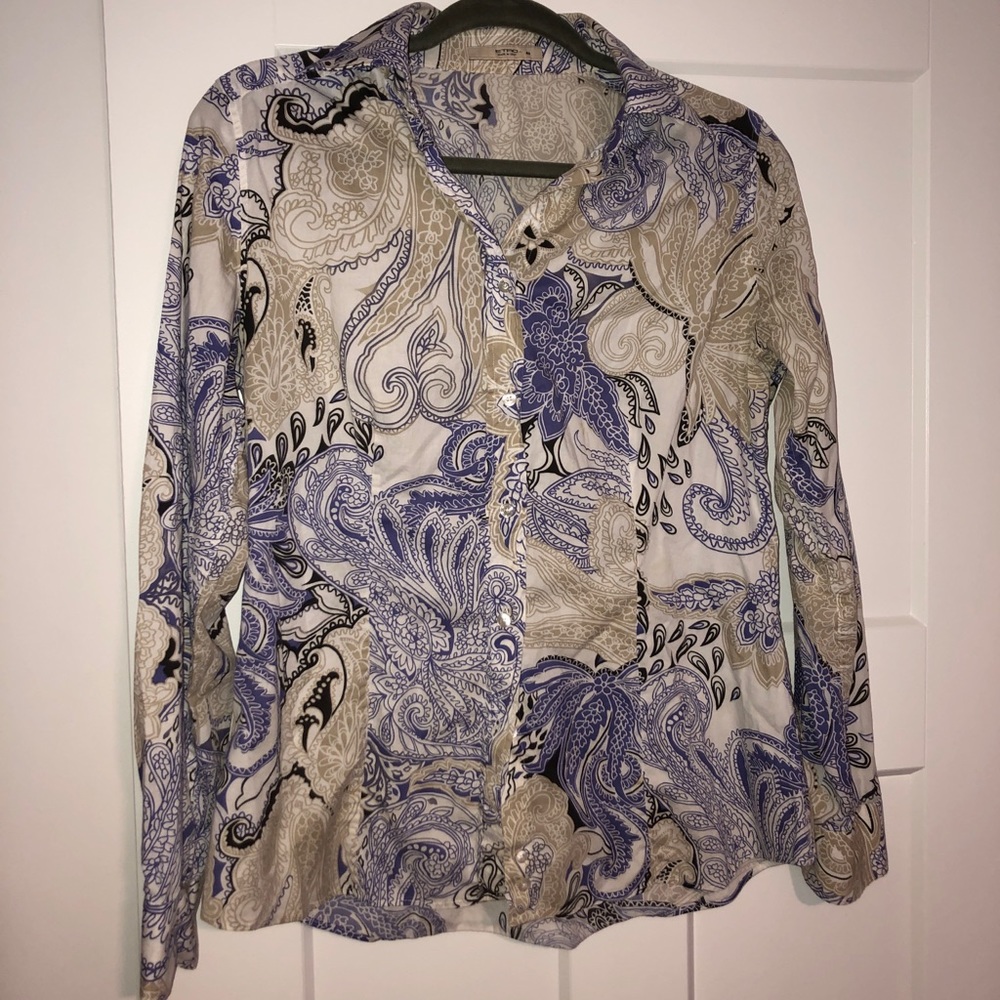 Etro paisley button down shirt